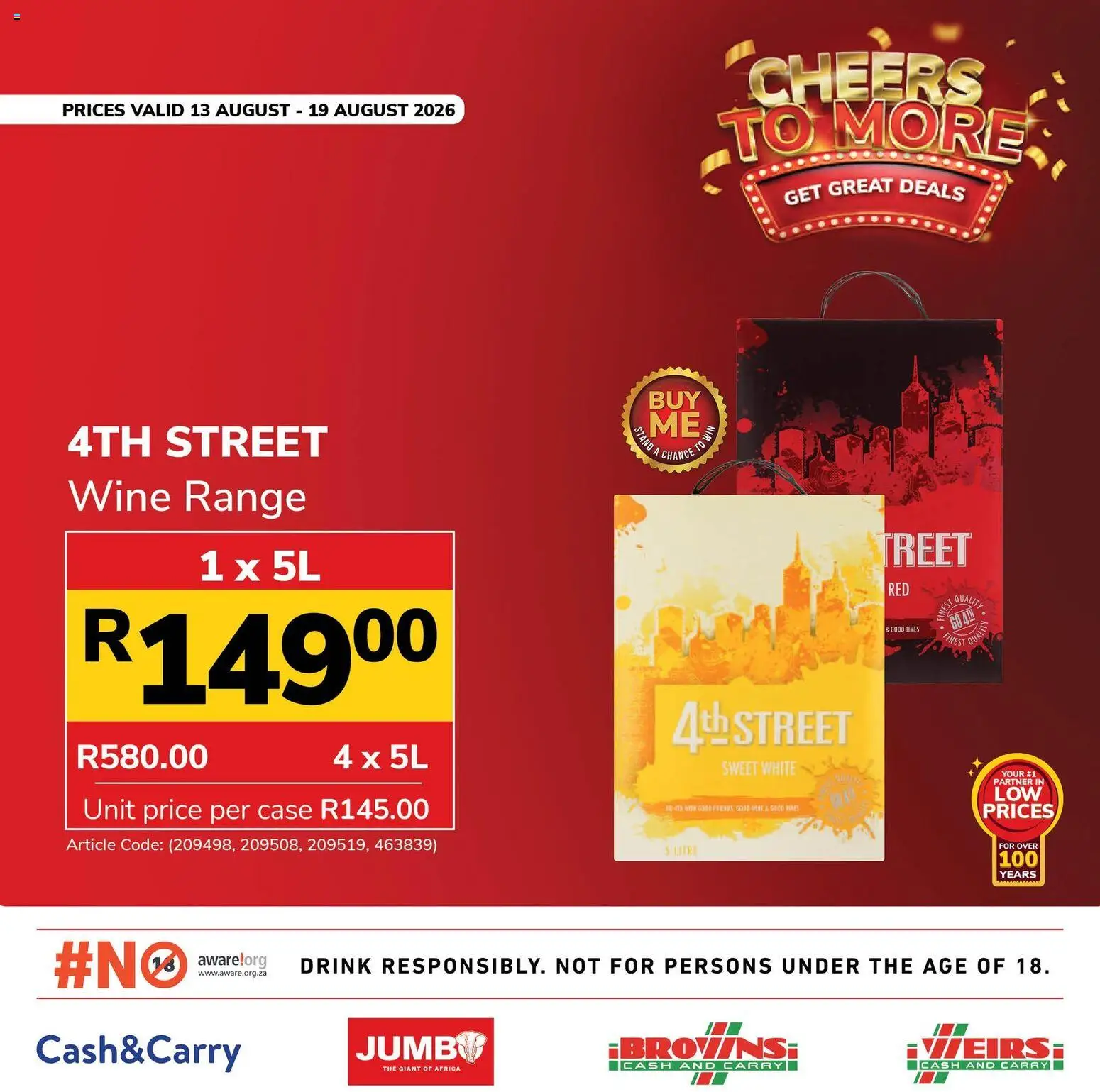 New Jumbo catalogue – valid from 13/08/2026 | Page: 8 | Products: Case, Wine