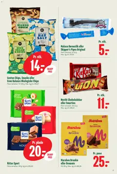 Min Købmand - Tilbudsavis uge 37 gyldig fra 04/09/2026 | Side: 17 | Produkter: Brownies, Chips, Salt, Flæskesvær