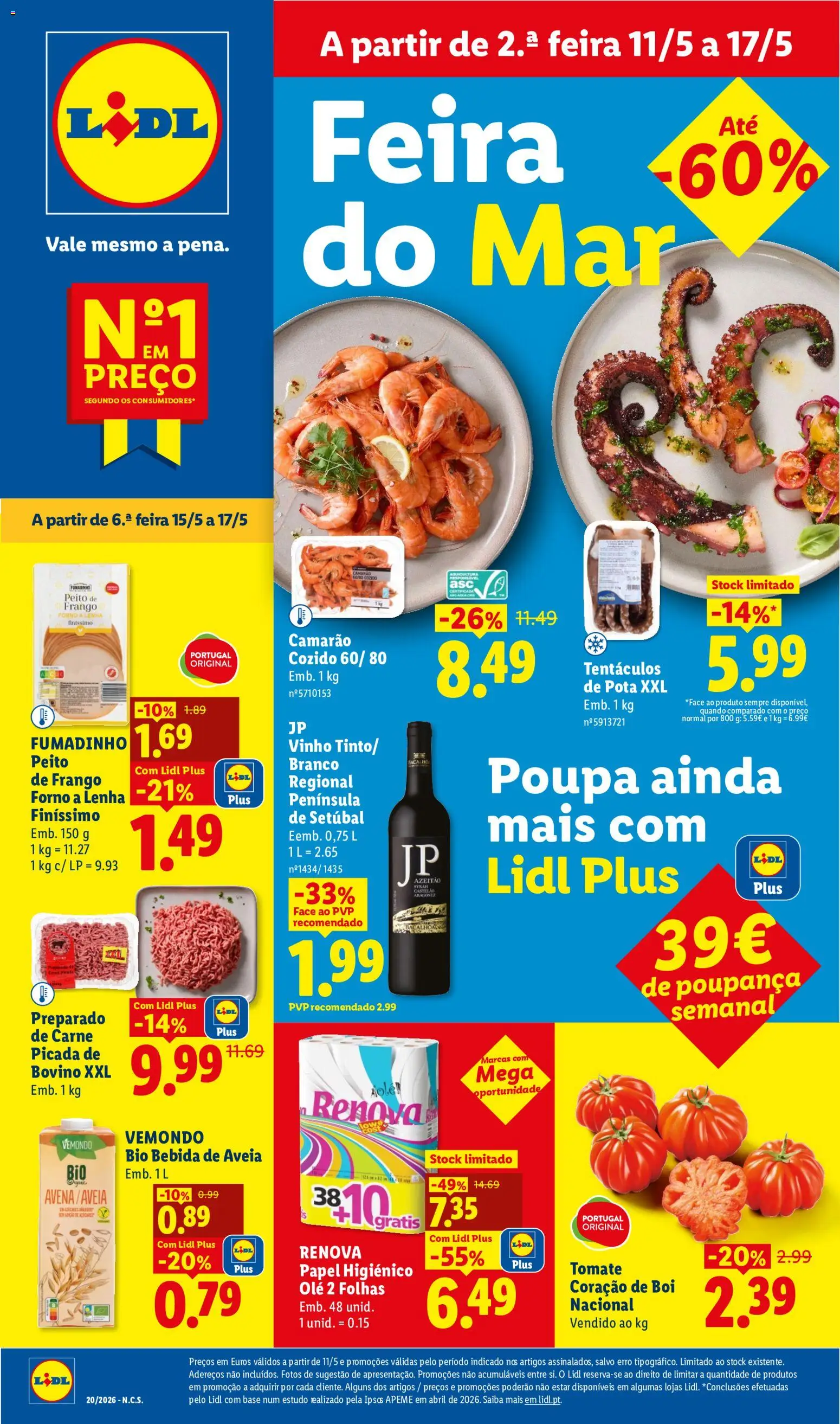 Lidl folheto │ válido de 11.05.2026 | Página: 1