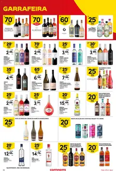Pré-visualização Continente Semanal Continente Bom Dia válido de 25/08/2026 | Página: 24 | Produtos: Gin, Cocktails, Vodka, Bebida