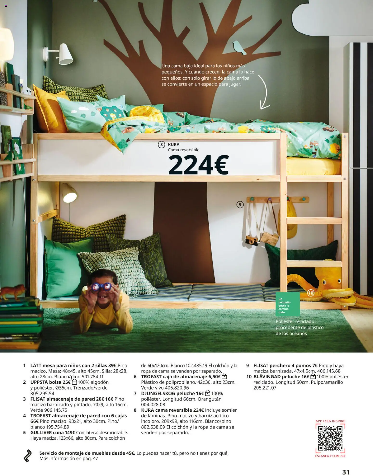 IKEA - Precios bajos │ válido desde el 01/09/2026 | Página: 31 | Productos: Bolsa, Ropa de cama, Cuna, Caja
