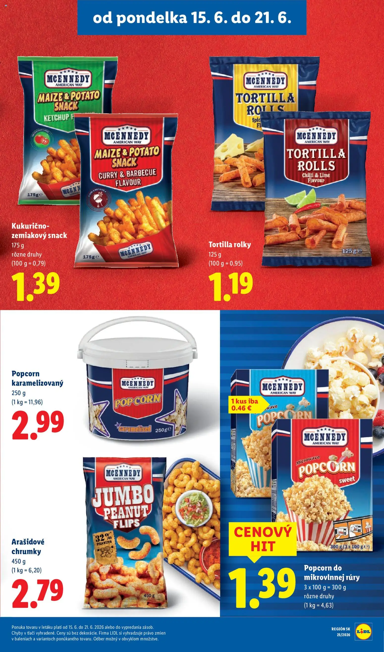 Nové Lidl akcie – leták je platný od 15.06.2026 | Strana: 31 | Produkty: Tortilla, Chilli