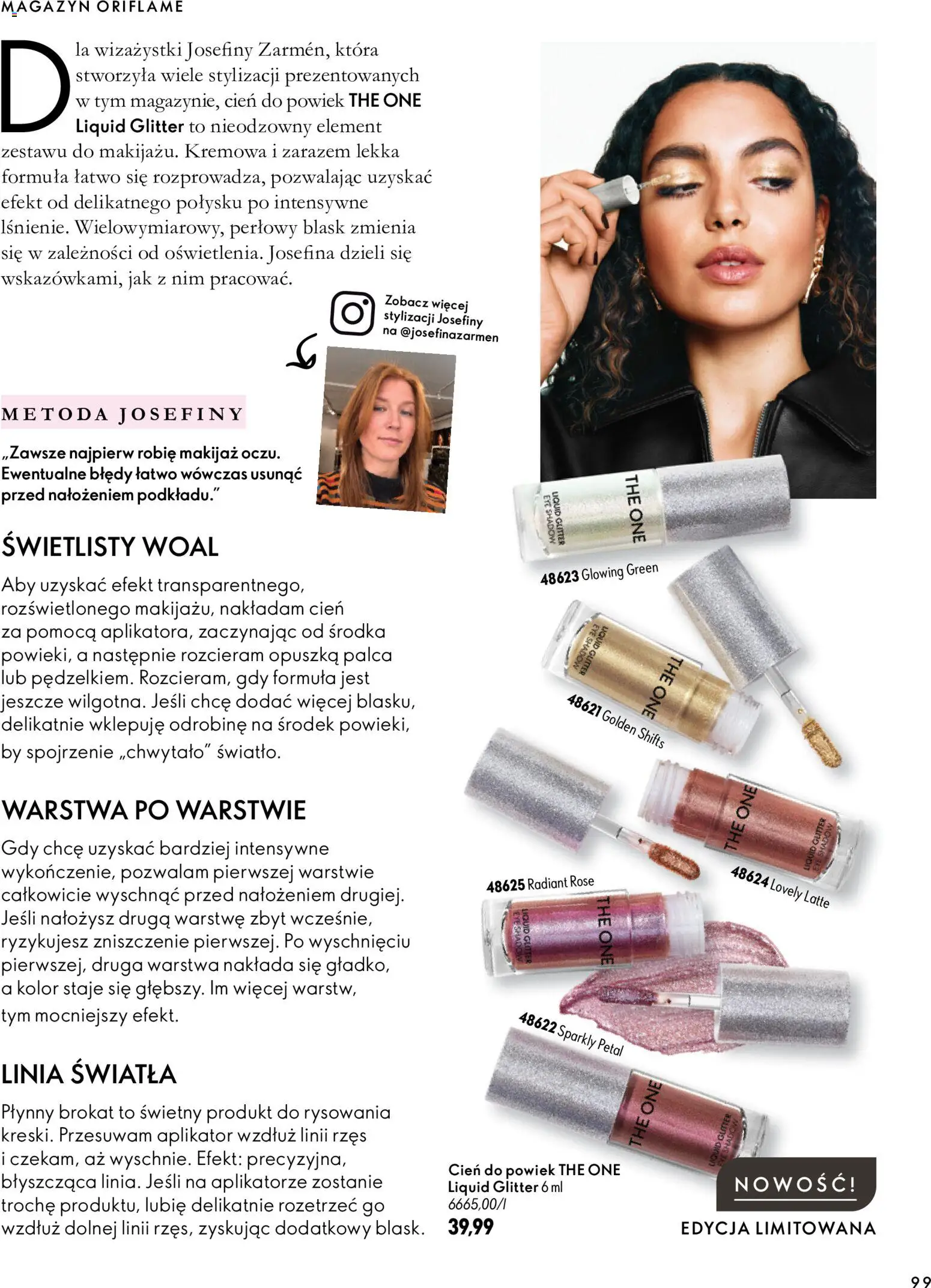 Oriflame Katalog 14 2026 od 30.09.2026 | Strona: 99 | Produkty: Makijaż