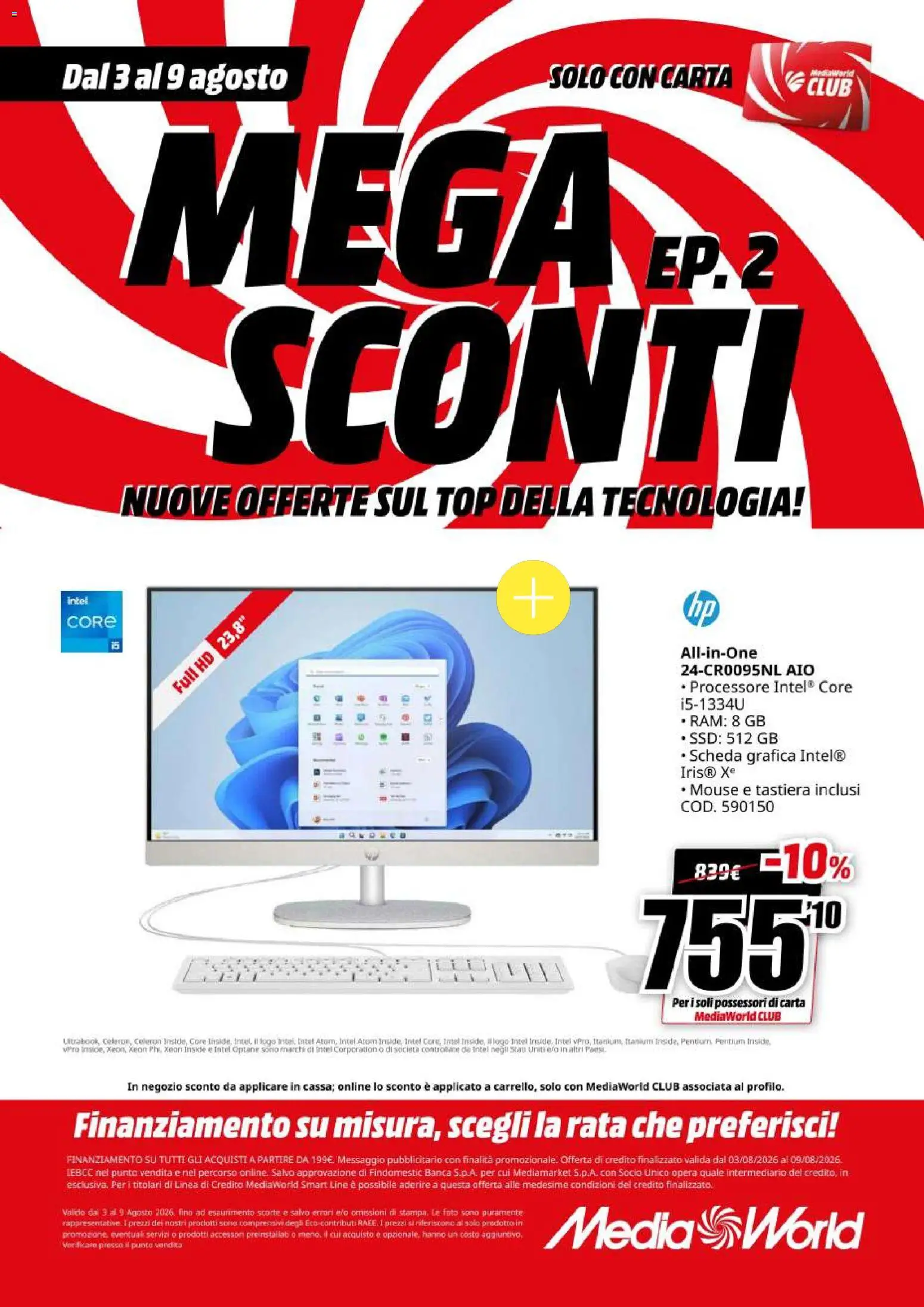 Volantino Media World del 03/08/2026 | Pagina: 22