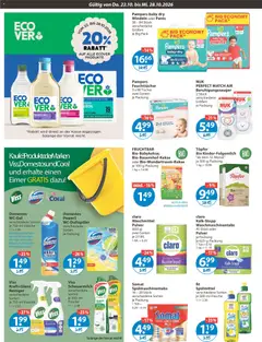 V-Markt Angebote ab 22.10.2026 gültig | Seite: 12 | Produkte: Coral, Pampers, Spülmaschinentabs, Lavendel