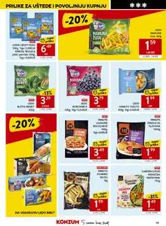 LEDO MAHUNA ŽUTA, LEDO MAHUNA ŽUTA, 400g - Pregled kataloga iz trgovine Konzum, vrijedi od 17.06.2026 | Stranica: 19