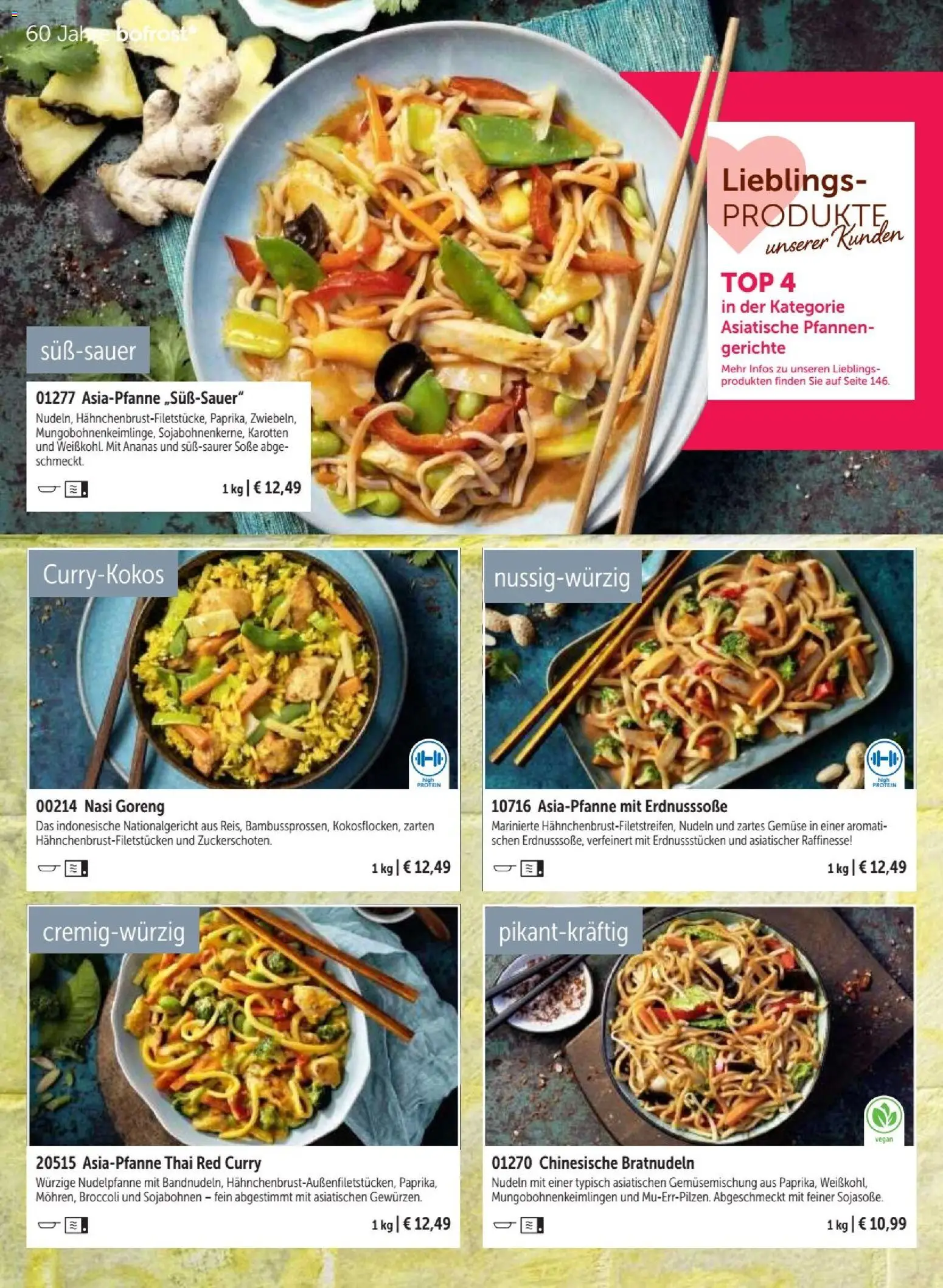 Bofrost Katalog – gültig ab 07.09.2026 | Seite: 102 | Produkte: Top, Ananas, Gerichte, Nudeln