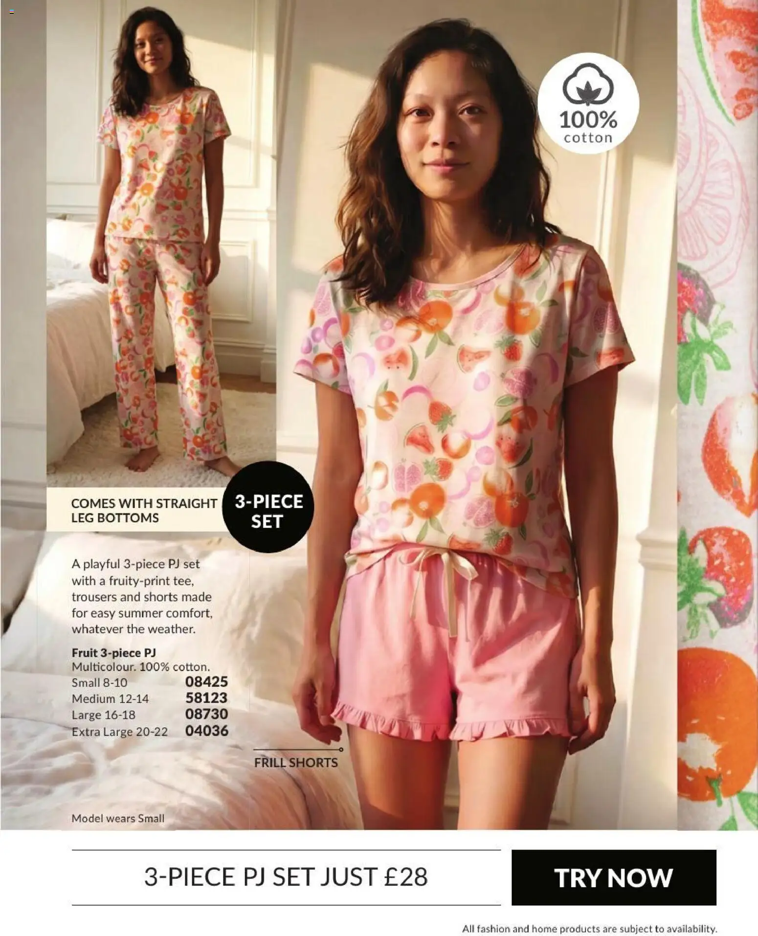 {H1} | Page: 135 | Products: Fruit, Shorts