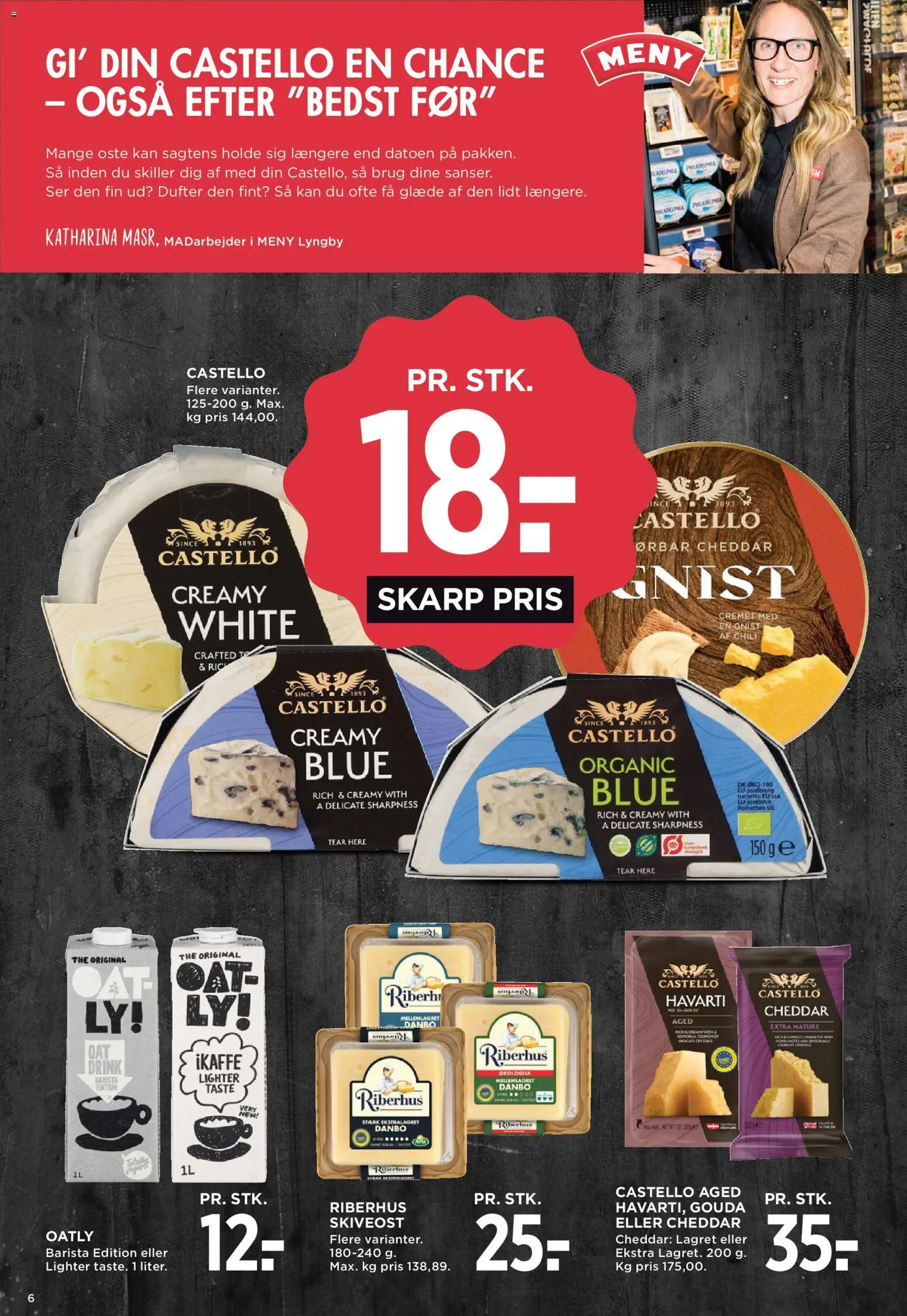 Meny tilbudsavis – gyldig fra 09/09/2026 | Side: 6 | Produkter: Cheddar, Skiveost