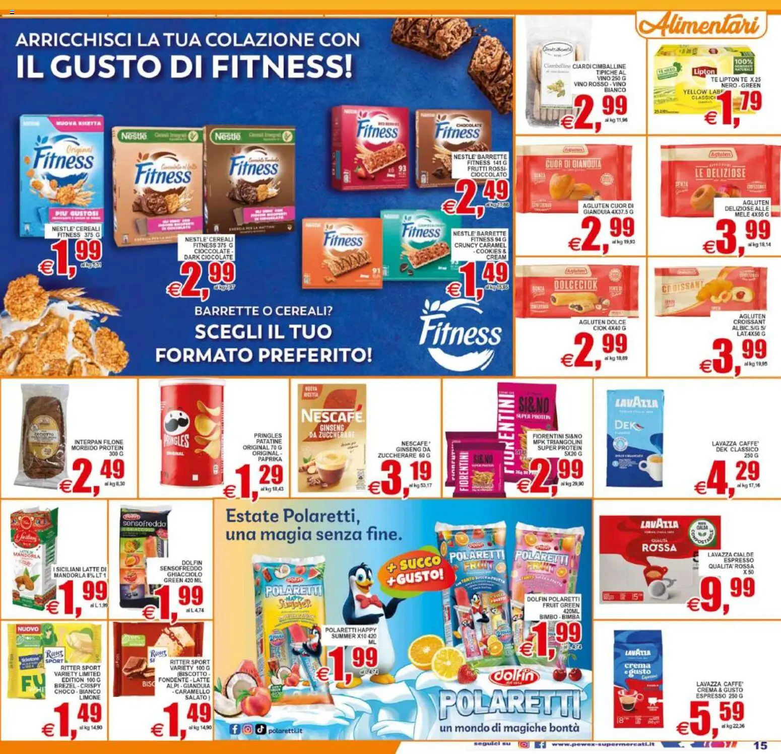 Volantino Pewex del 01/07/2026 | Pagina: 15 | Prodotti: Crema, Tè, Limone, Croissant