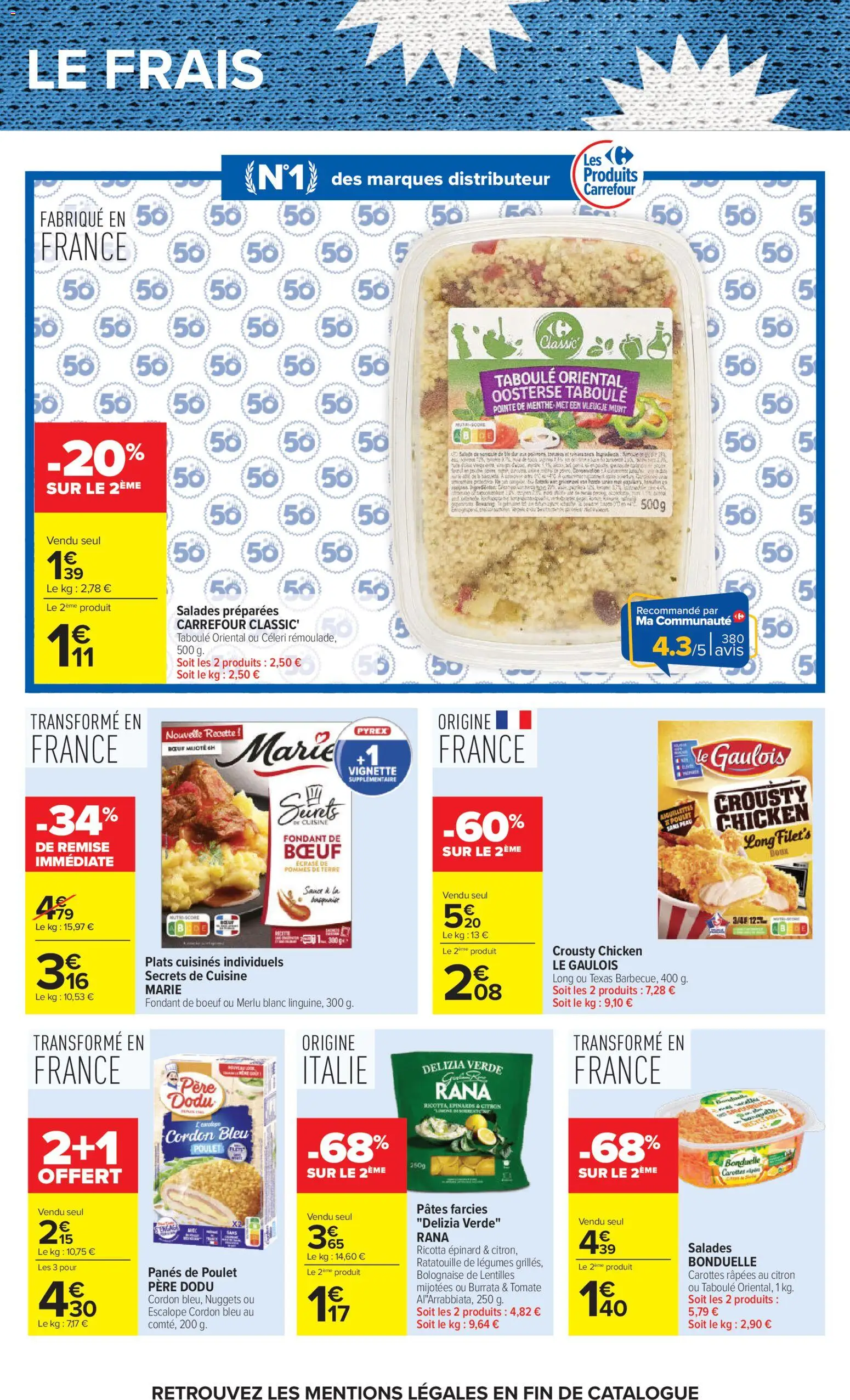 {H1} | Page: 55 | Produits: Citron, Pommes, Cordon bleu, Pâtes