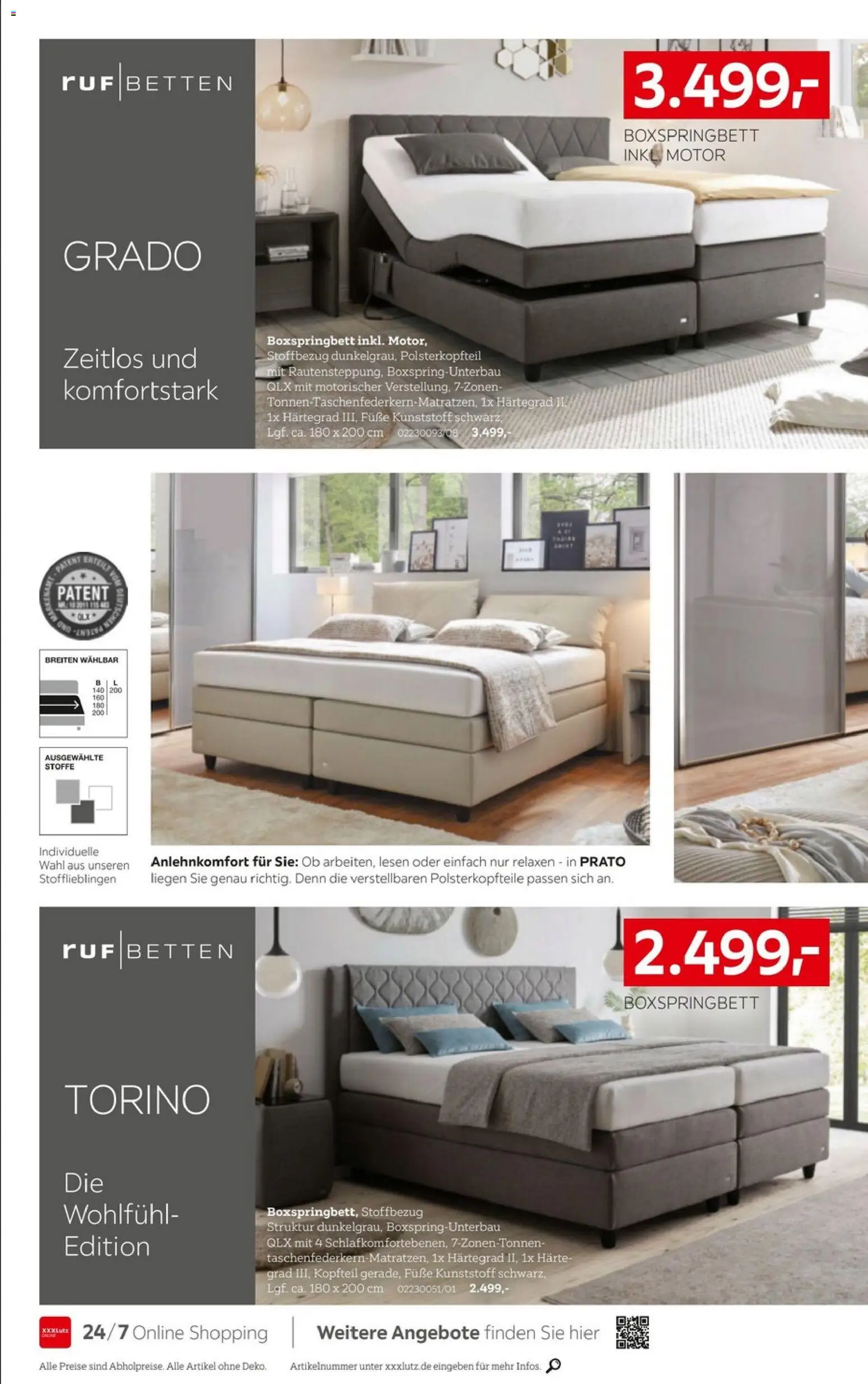 XXXLutz RUF BETTEN Spezial – gültig ab 03.10.2026 | Seite: 6 | Produkte: Boxspringbett