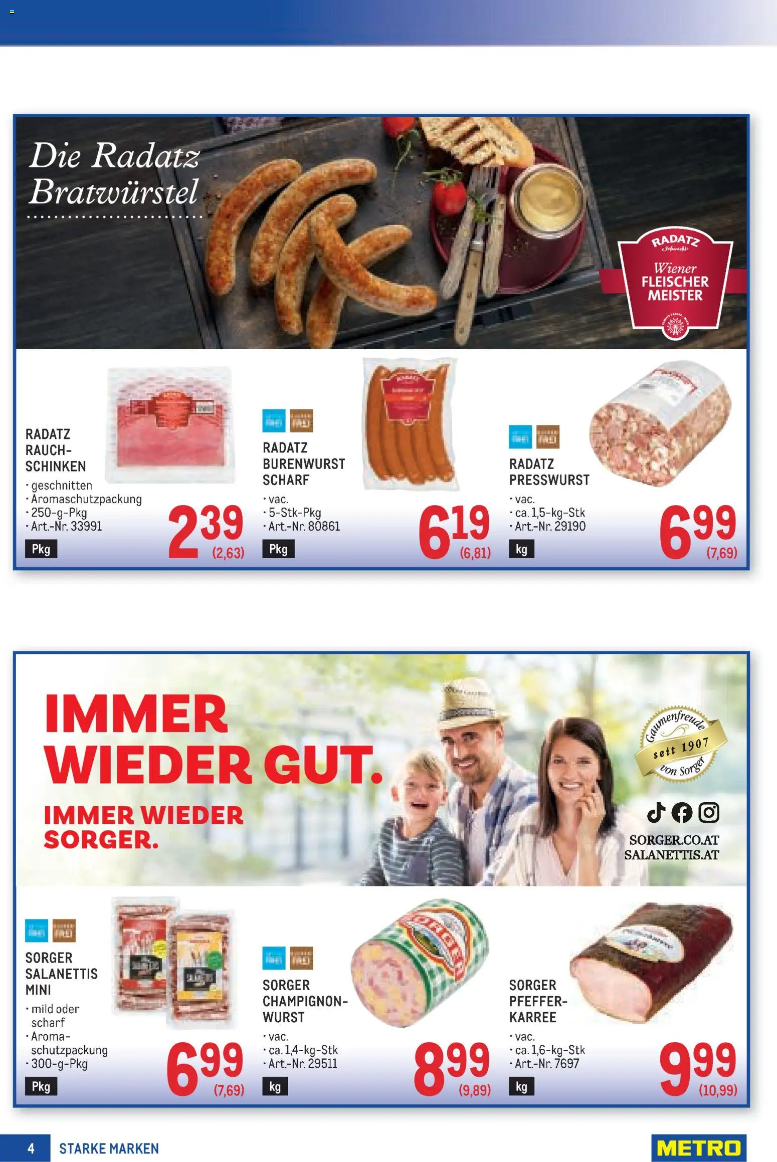 Metro angebote Starke Marken gültig ab 11.06.2026 | Seite: 4 | Produkte: Pfeffer, Wurst, Schinken