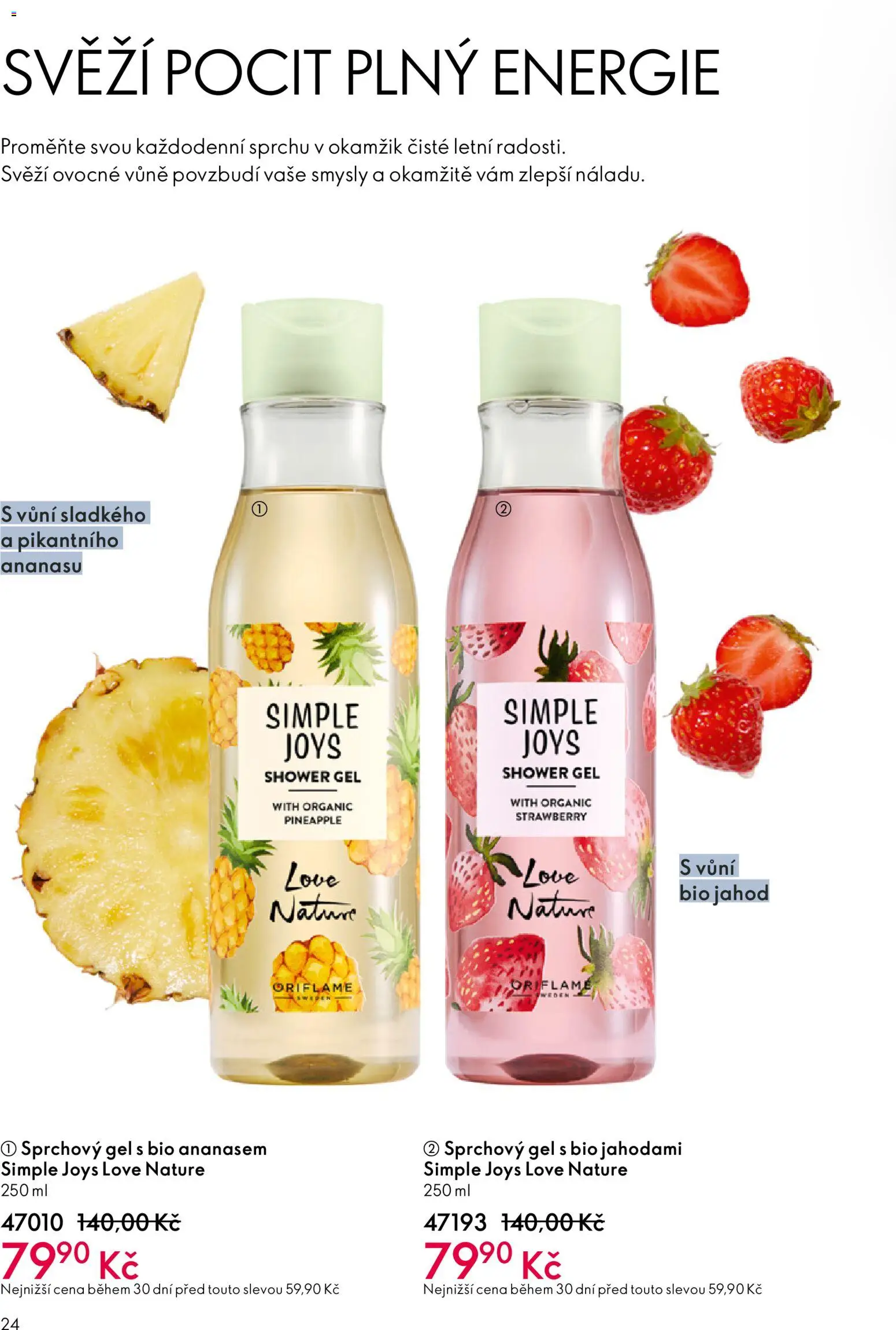 Oriflame katalog č. 08/2026 od 27.05.2026 | Strana: 24 | Produkty: Sprchový gel