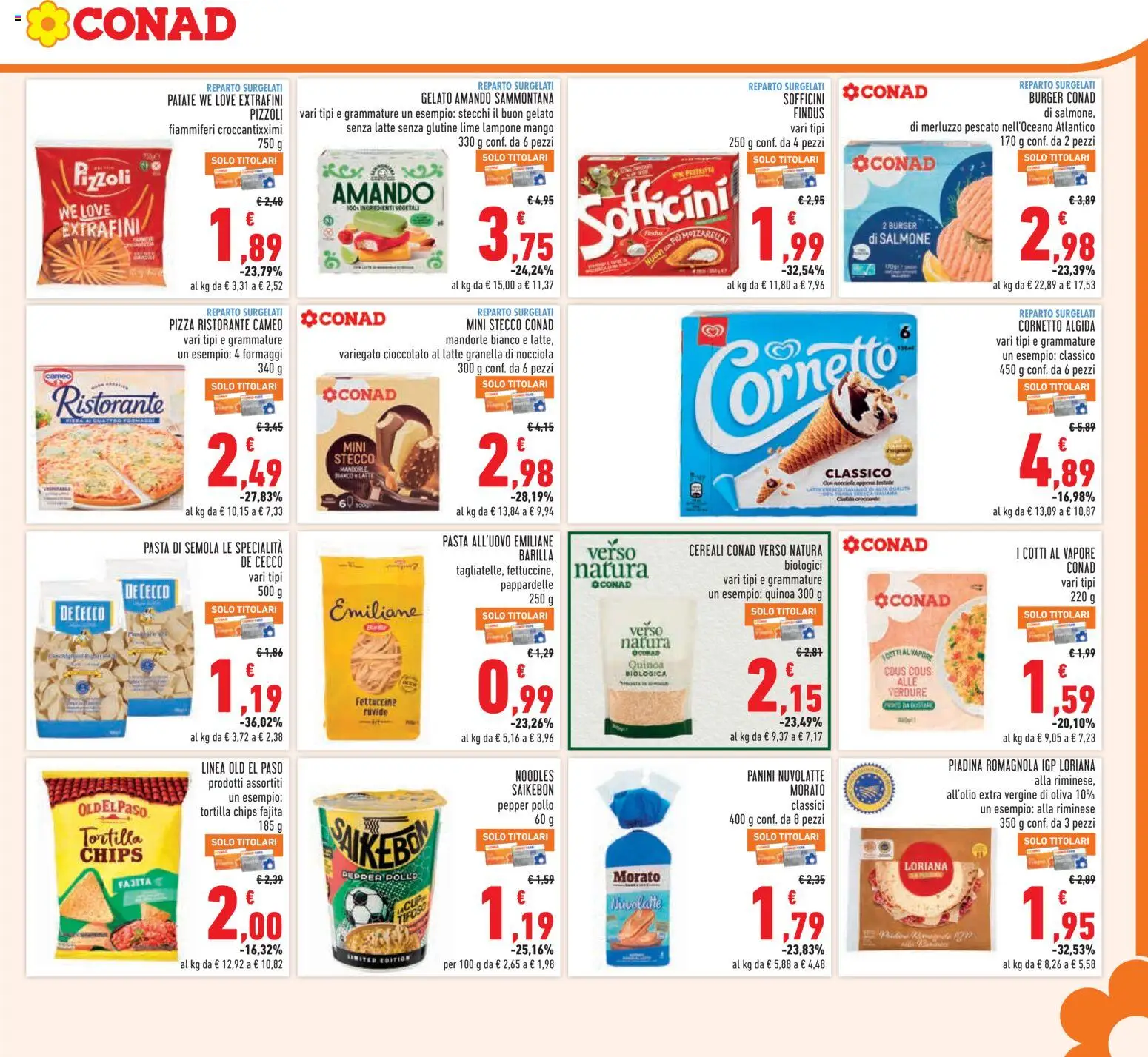 Volantino Conad del 04.06.2026 | Pagina: 13 | Prodotti: Pollo, Latte, Piadina, Quinoa