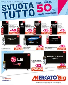 Anteprima del volantino Mercatò volantino Big Svuota Tutto valido a partire dal 03/08/2026