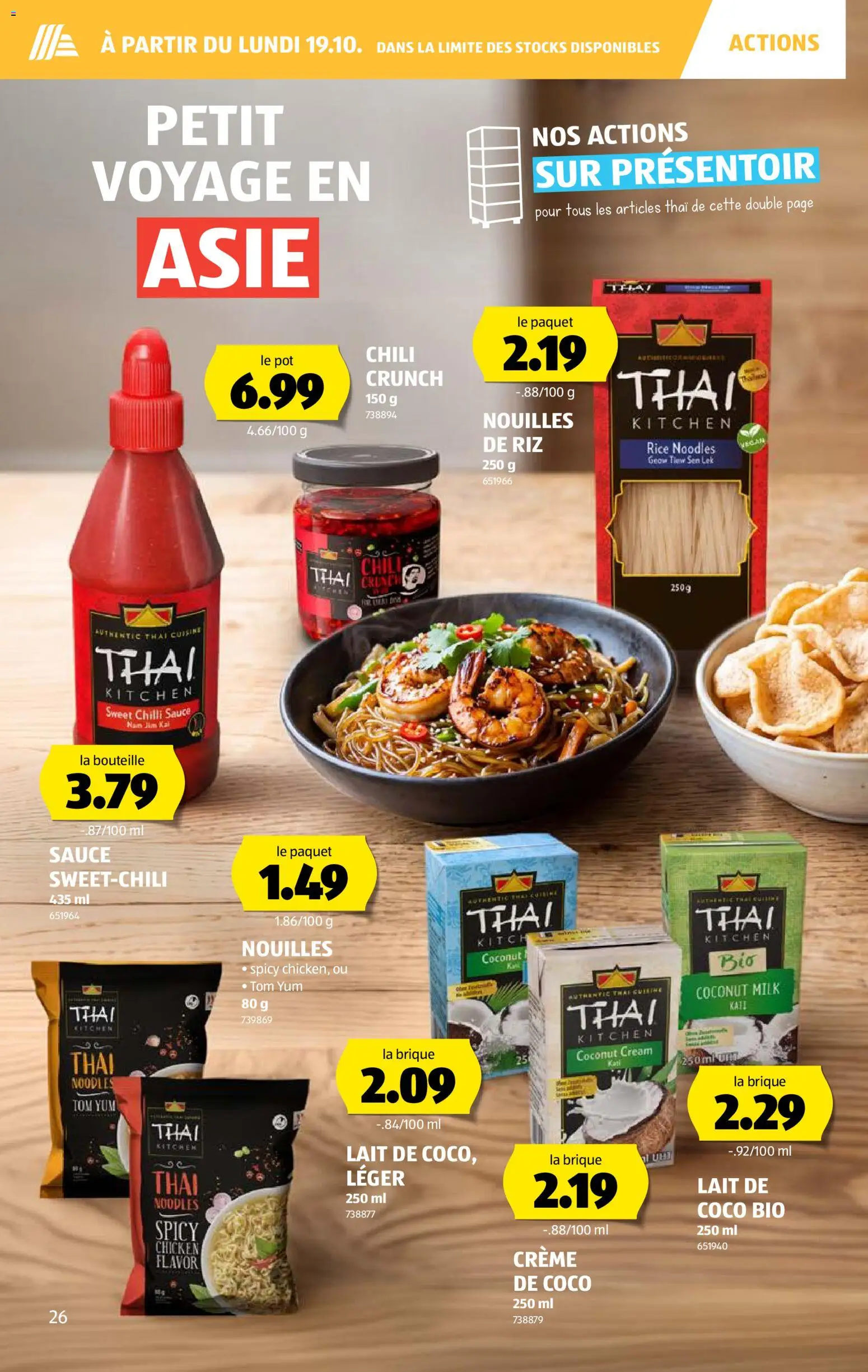 Aldi aktionen FR – gültig ab 15.10.2026 | Seite: 26 | Produkte: Chili, Creme