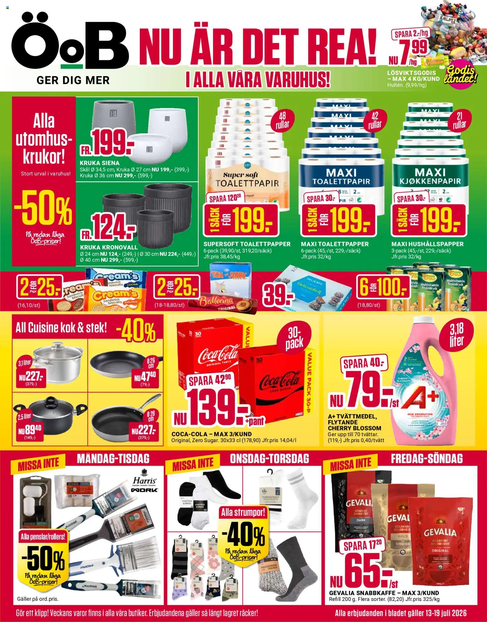 ÖoB reklamblad aktuell från 13/07/2026 | Sida: 1