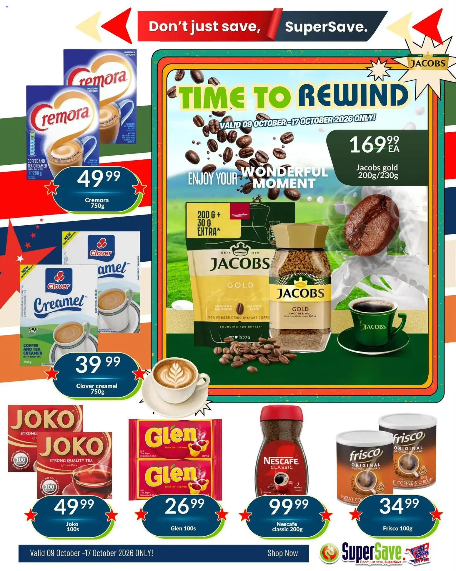 New Super Save catalogue – valid from 09/10/2026 | Page: 4 | Products: Press, Oil, Coffee, Tea