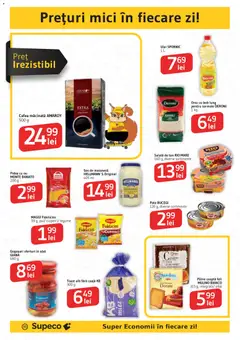 Ofertele Supeco valabile de la 25.06.2026 | Pagină: 10 | Produse: Ciuperci, Pâine, Cafea, Sos