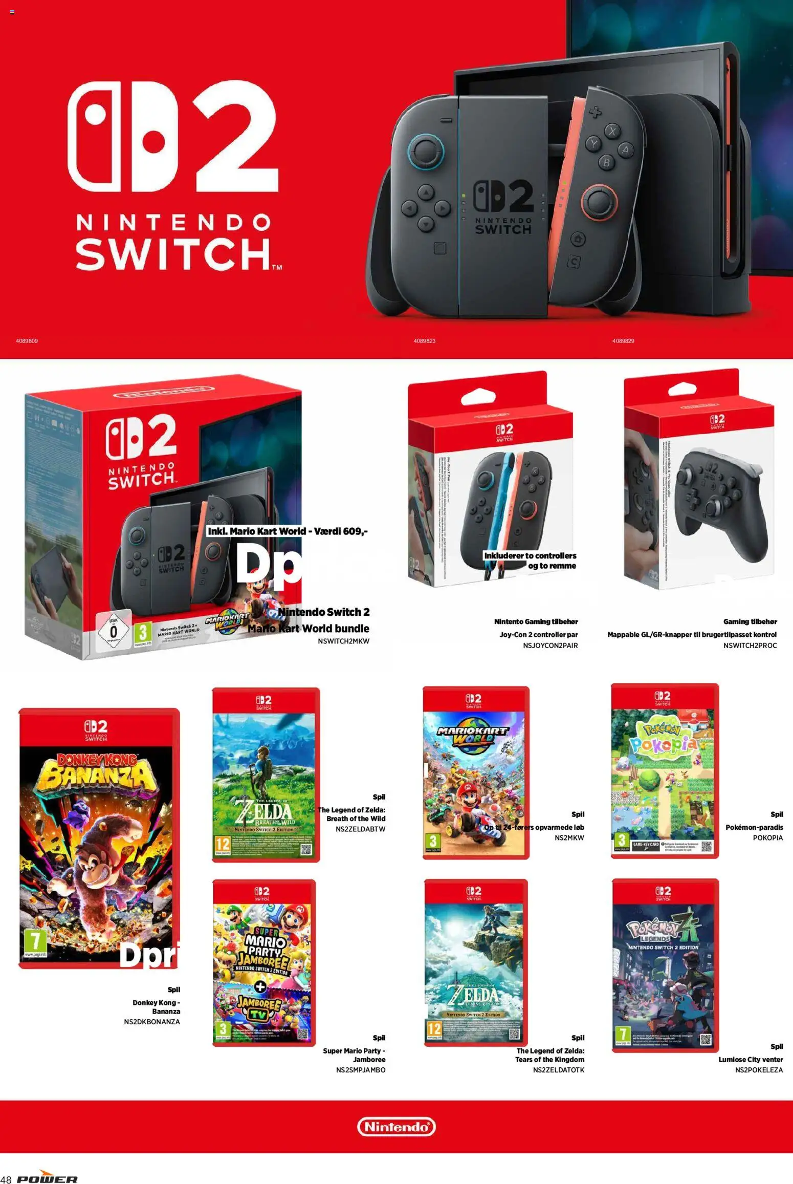 Power tilbudsavis – gyldig fra 22.05.2026 | Side: 48 | Produkter: PC, Nintendo Switch, Spil