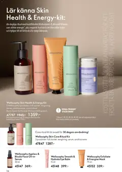 Wellosophy Exfoliate & Energise Mask, 75 ml. - Förhandsvisning av reklamblad från butik Oriflame aktuell från 22.04.2026 | Sida: 116 | Produkter: Järn, Mask, Set, Serum
