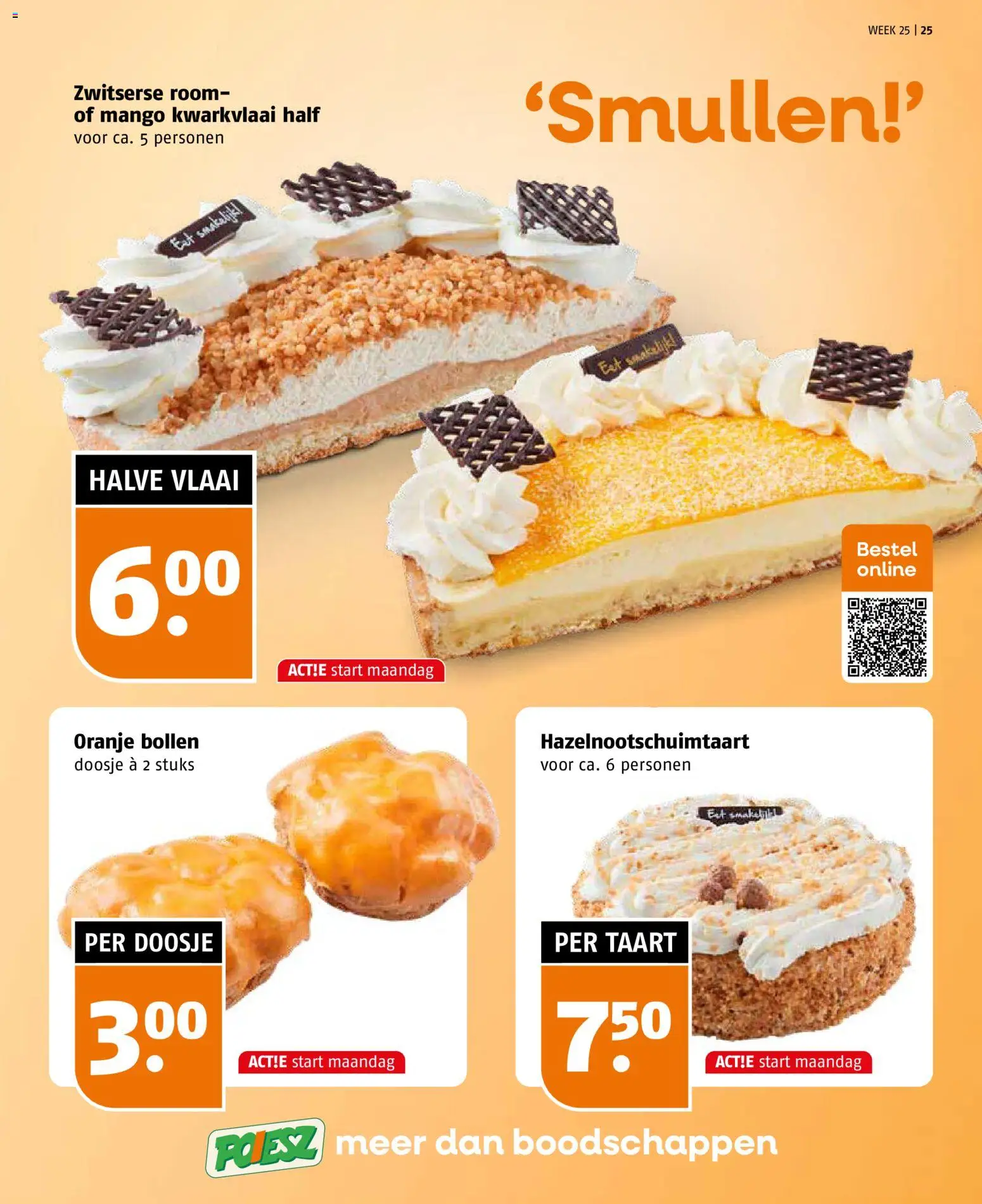 {H1} | Pagina: 25 | Producten: Taart, Room, Mango