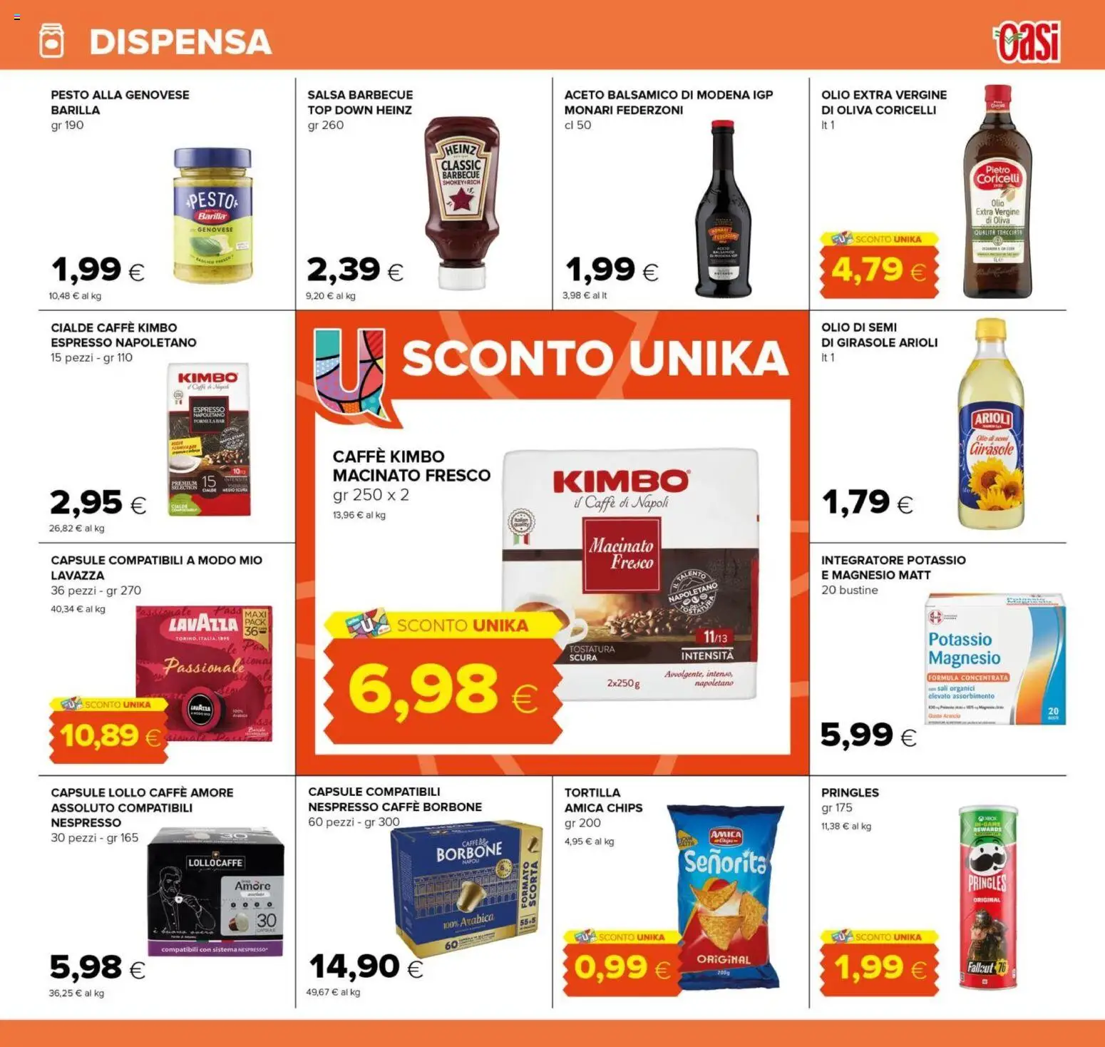 Volantino Oasi del 16/07/2026 | Pagina: 13 | Prodotti: Barbecue, Aceto, Olio extra vergine, Macinato