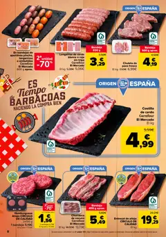 Vista previa Carrefour folleto válido desde el 28/07/2026 | Página: 8 | Productos: Νυχτικό, Longaniza, Costilla de cerdo, Bandeja
