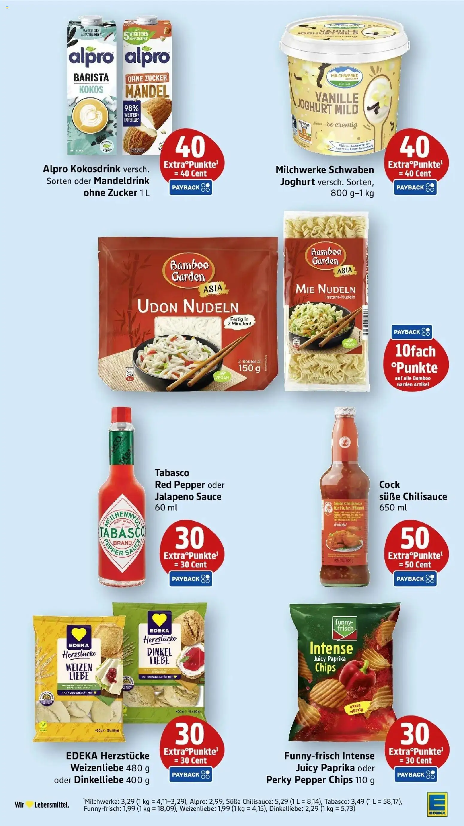 Edeka Prospekt Eppstein (ab 31.08.2026) » Angebote Online | Seite: 42 | Produkte: Alpro, Paprika, Zucker, Nudeln