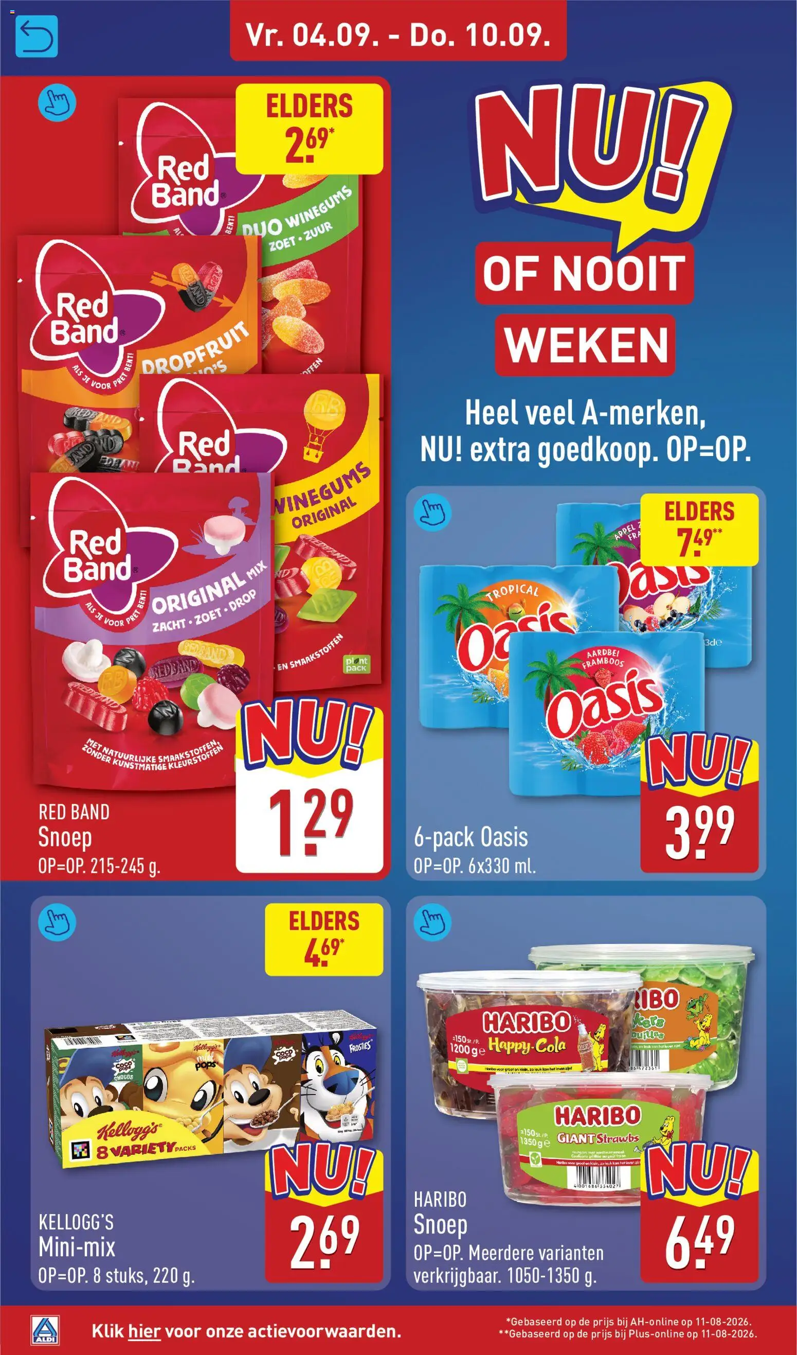 {H1} | Pagina: 4 | Producten: Snoep, Kan, Aardbei, Lever