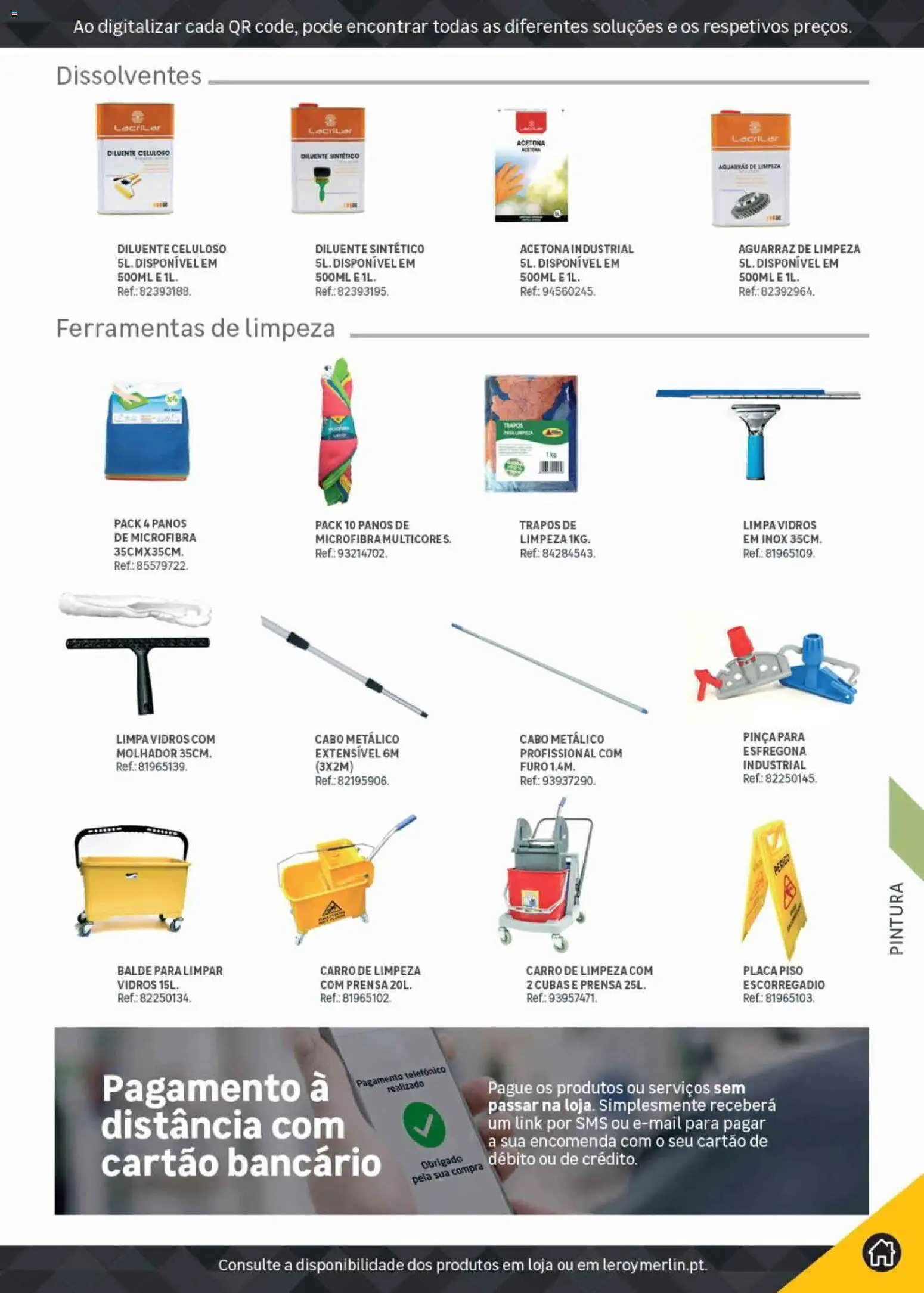 Leroy Merlin Catálogo Pro │ válido de 09.06.2026 | Página: 279 | Produtos: Cabo, Balde, Ferramentas, Limpa vidros