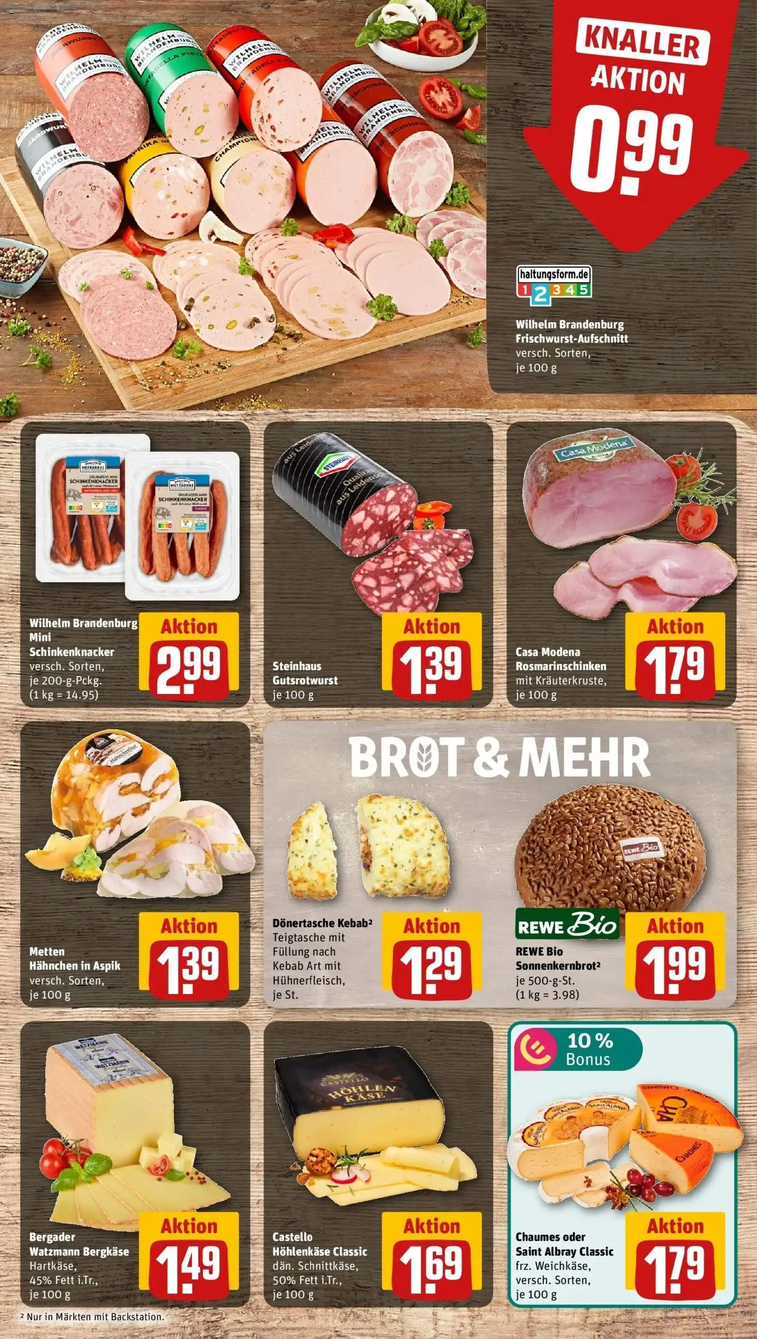 REWE Prospekt ab 05.10.2026 zum Blättern » Angebote | Seite: 11 | Produkte: Hahnchen, Paprika, Brot