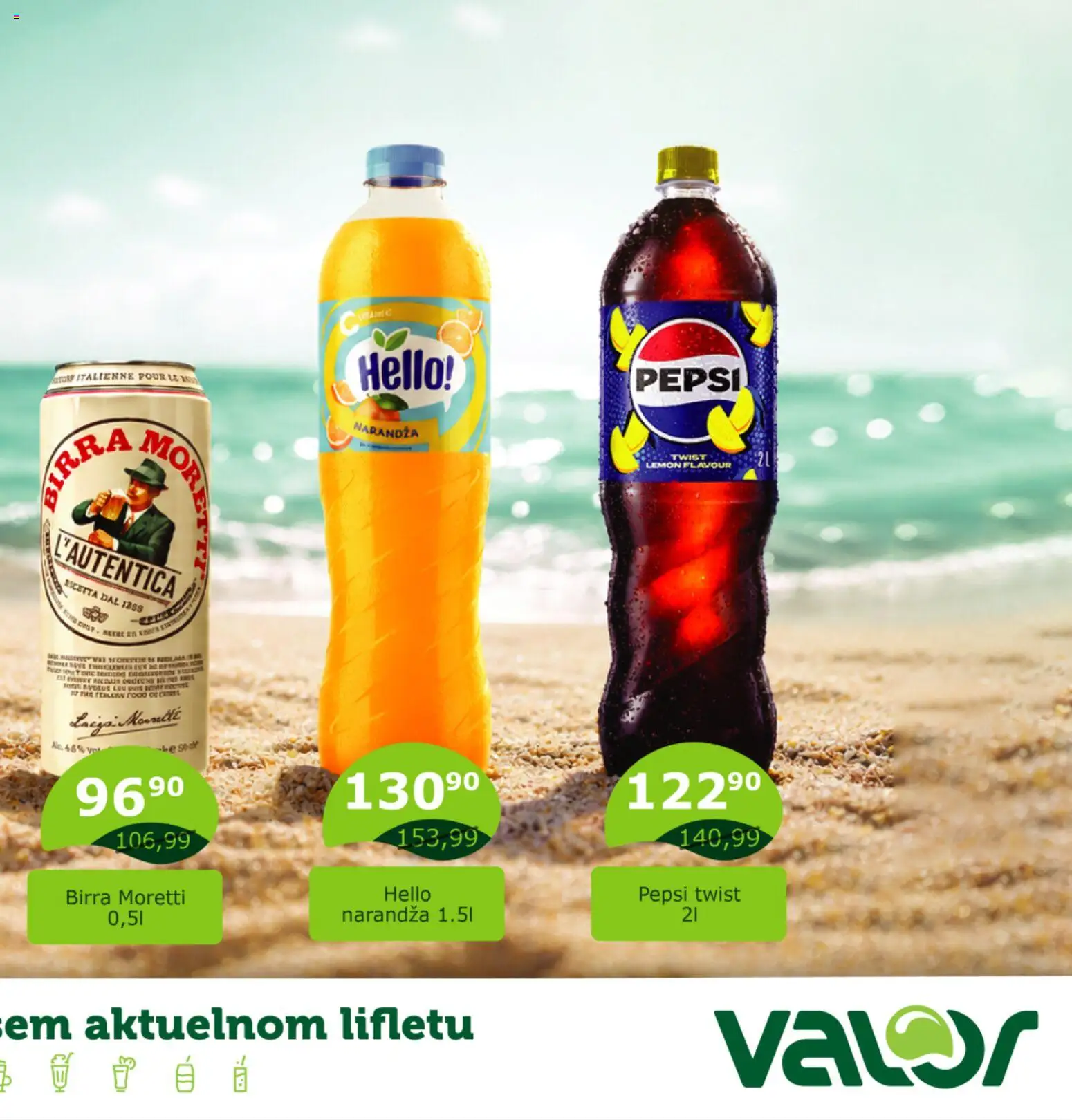 Valor katalog - važi od 07.08.2026 | Strana: 2 | Proizvode: Birra Moretti, Pepsi