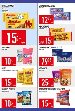 Matdax erbjudanden - Förhandsvisning av reklamblad från butik Matdax aktuell från 22/06/2026 | Sida: 16 | Produkter: Chokladkaka, Jordnötter, Oreo, Choklad