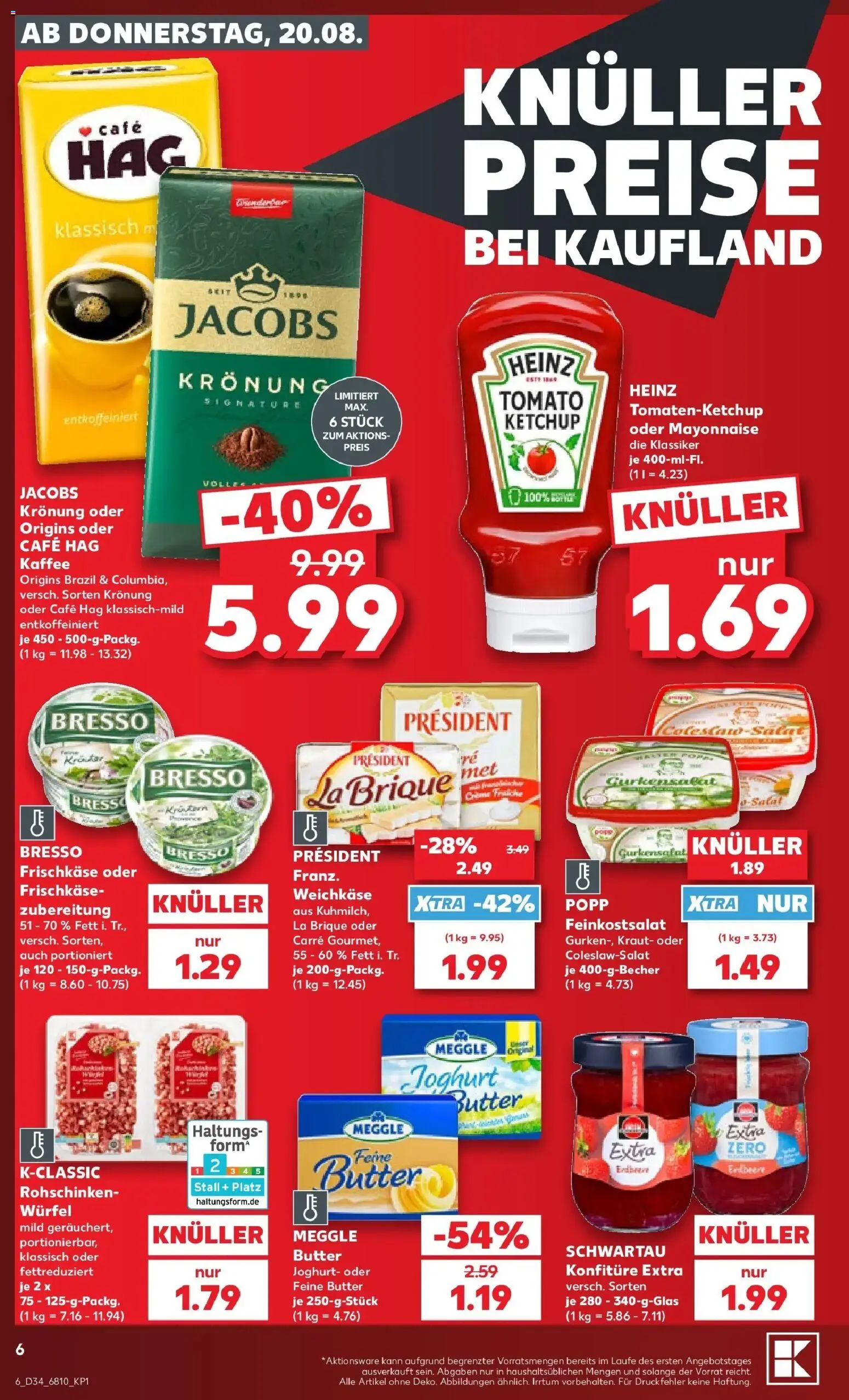 Prospekt Kaufland ab 17.08.2026 » Angebote Online zum Blättern | Seite: 17 | Produkte: Joghurt, Kaffee, Mayonnaise, Kraut