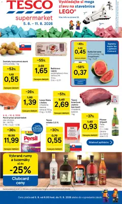 Tesco leták platný od 05.08.2026