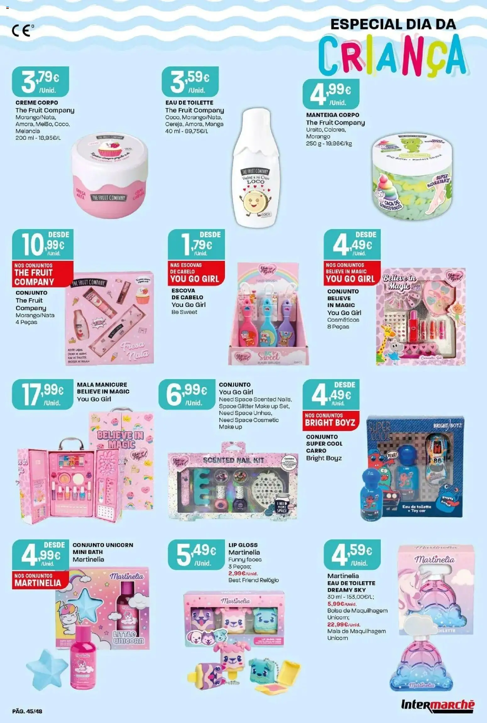Intermarché - Isto é que são preços BAIXOS! │ válido de 28.05.2026 | Página: 45 | Produtos: Gloss, Relógio, Melancia, Creme