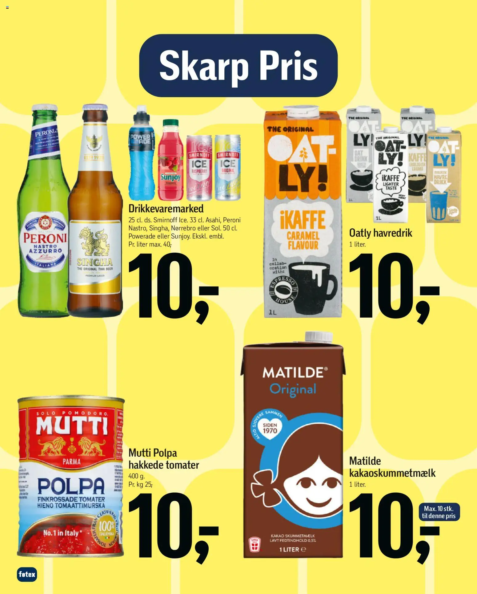 Føtex tilbudsavis – gyldig fra 14/08/2026 | Side: 2 | Produkter: Havredrik, Tomater, Hakkede tomater, Kakao