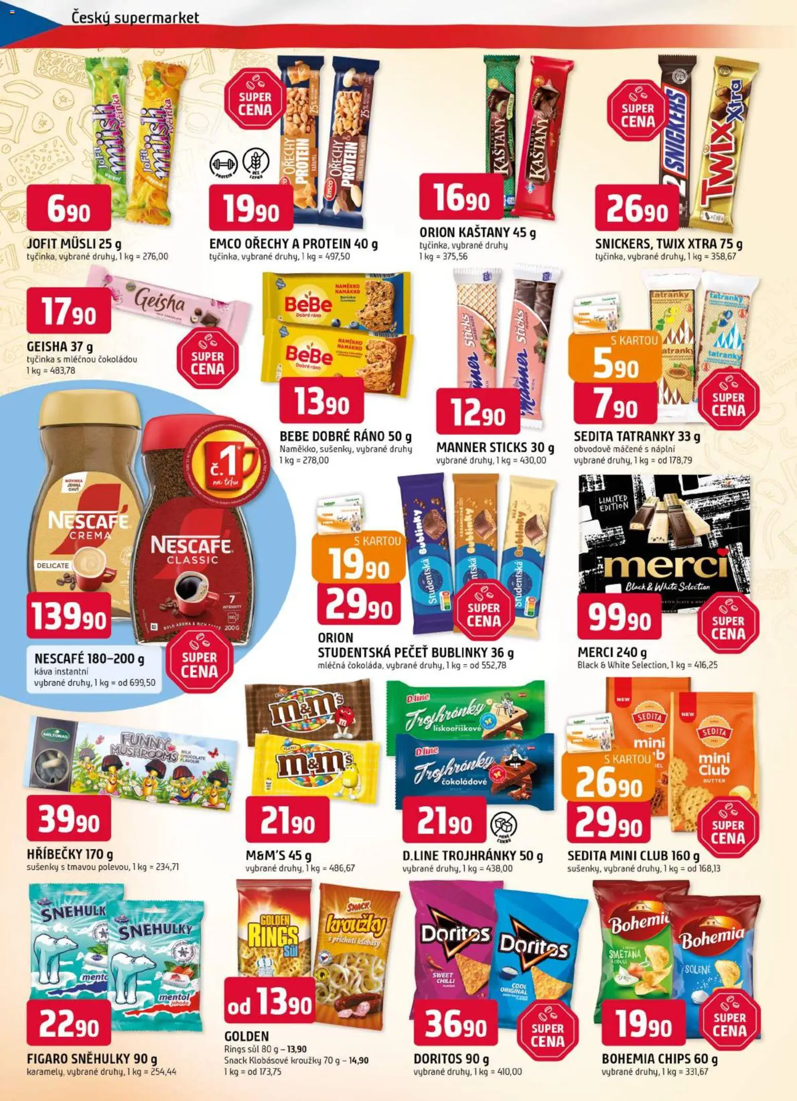 Trefa leták od 09.09.2026 | Strana: 6 | Produkty: Ořechy, Merci, Doritos, Studentská pečeť
