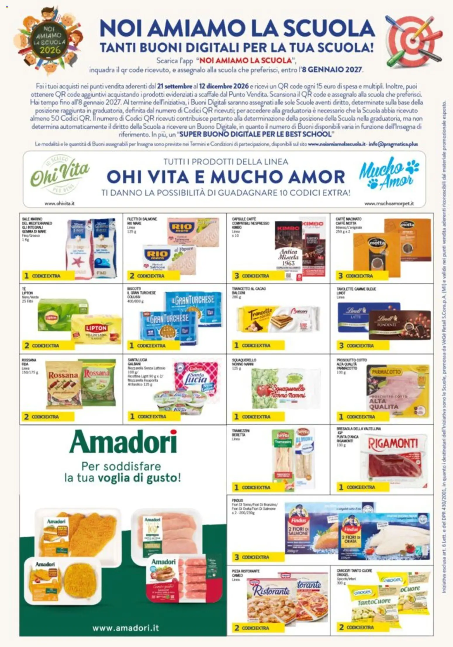 Volantino Sidis del 19/10/2026 | Pagina: 1 | Prodotti: Caffè, Latte, Prosciutto, Cacao