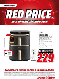 Anteprima del volantino Media World volantino valido a partire dal 01/07/2026 | Pagina: 51 | Prodotti: Friggitrice ad aria, Silicone, Friggitrice