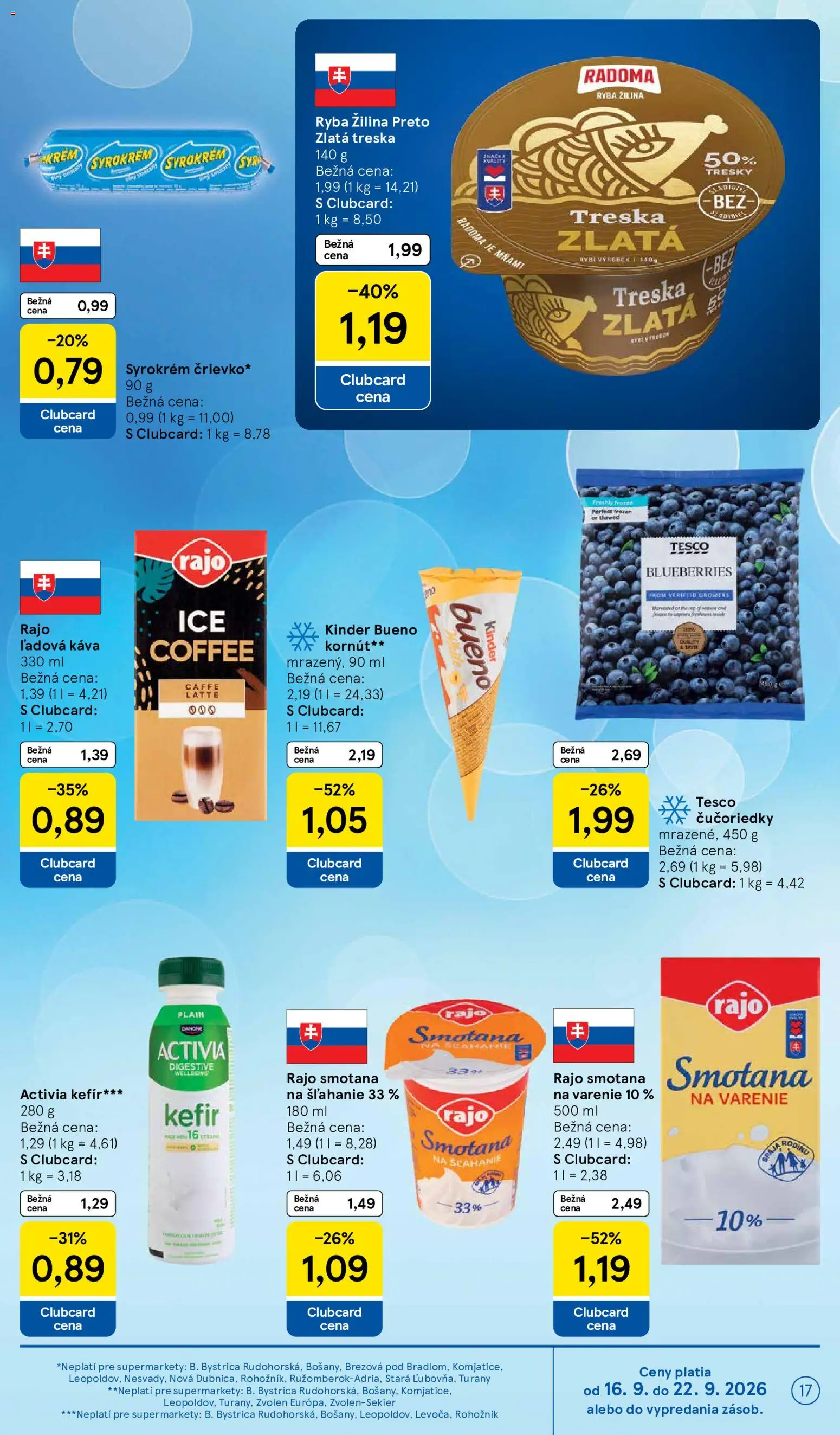 Nové Tesco akcie – leták je platný od 16.09.2026 | Strana: 17