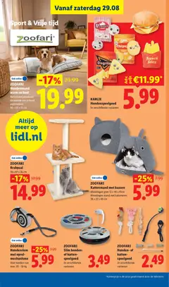 Lidl folder week 35 - Voorbeeld van een folder van Lidl, geldig van 24-08-2026 | Pagina: 38 | Producten: Hondenspeelgoed, Kattenmand, Popcorn, Mand