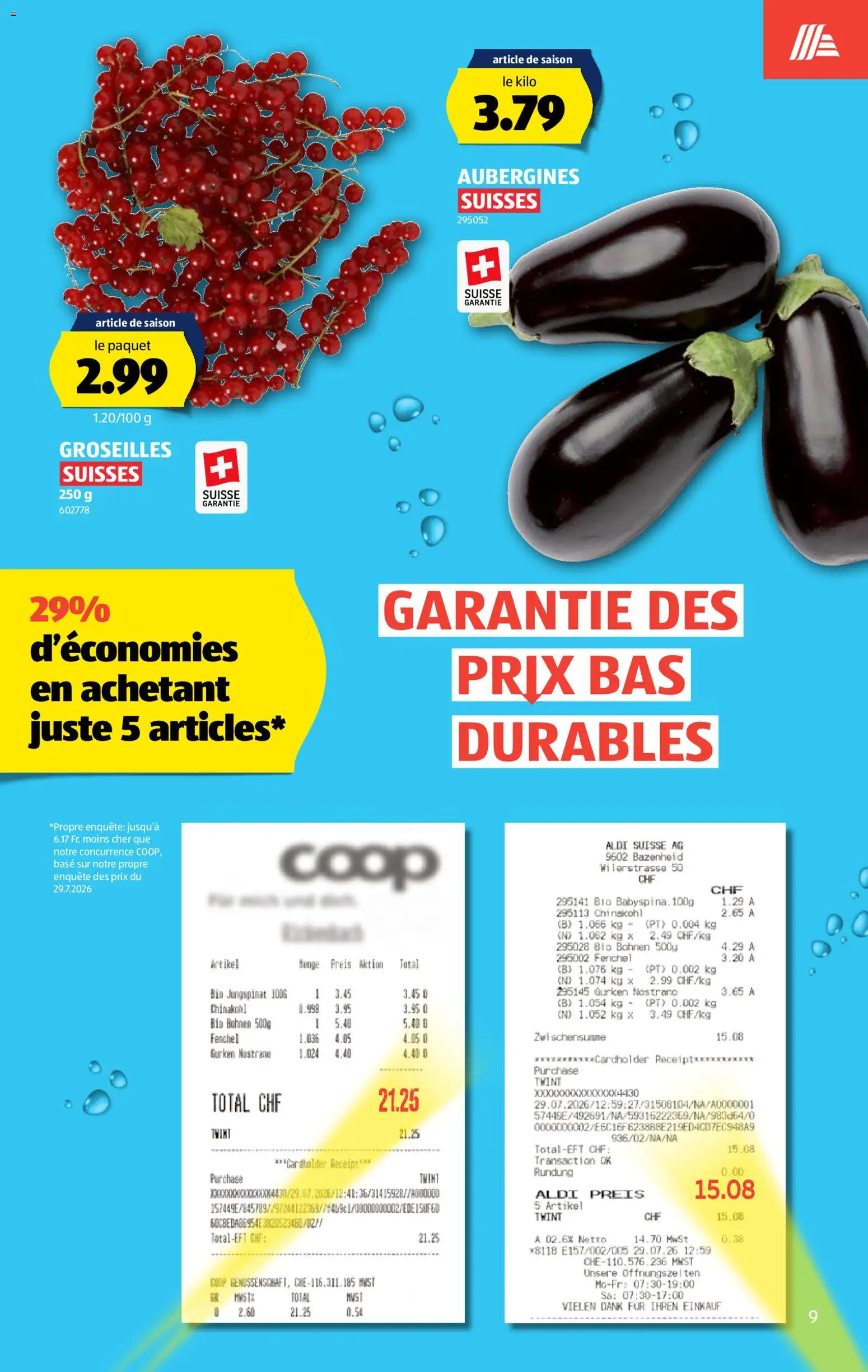 Aldi aktionen FR – gültig ab 27.08.2026 | Seite: 9 | Produkte: Chinakohl, Gurken