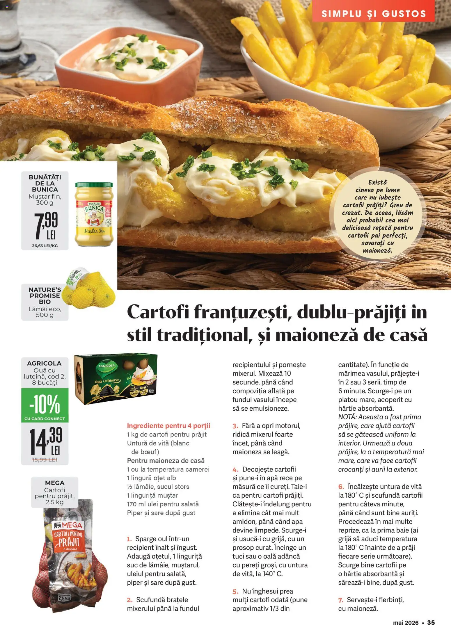 Noul catalog Mega Image – valabil de la 23.04.2026 | Pagină: 35 | Produse: Şerit ödül, Oală, Ouă, Sare