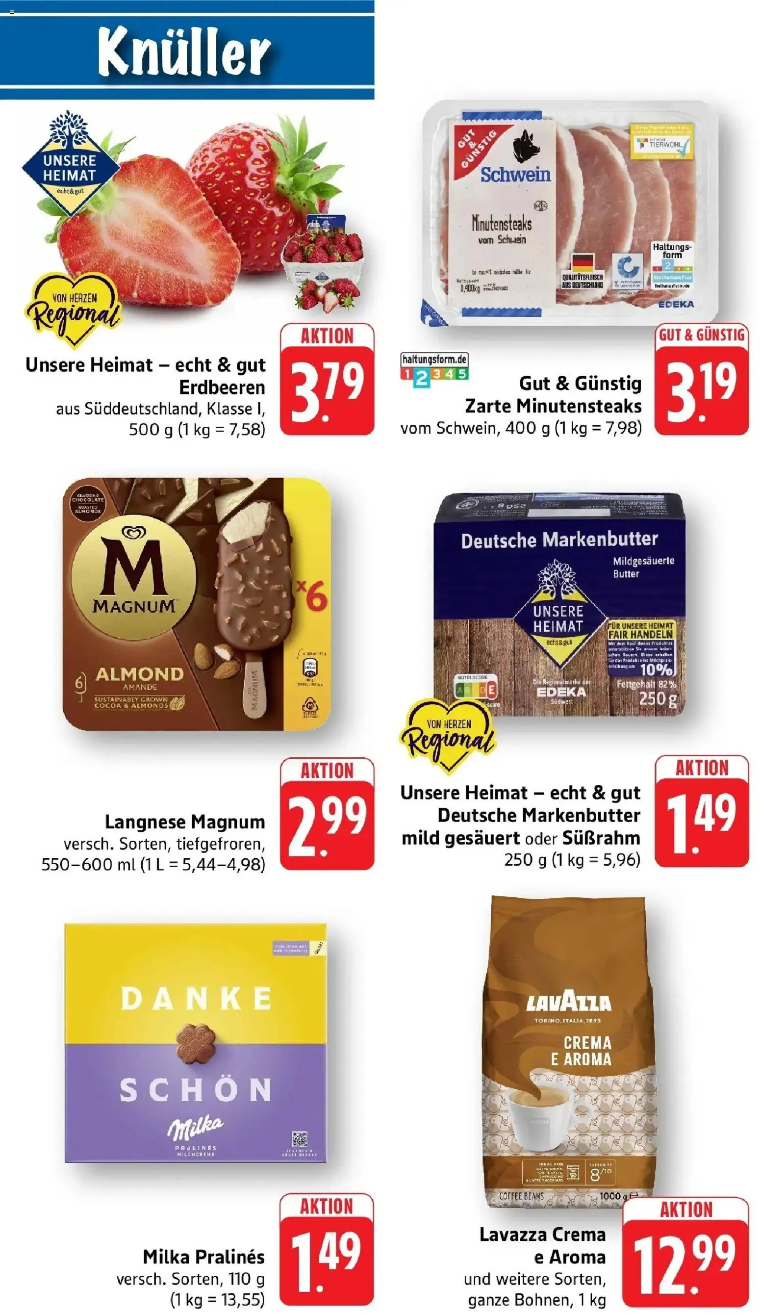 nah & gut Prospekt Gengenbach – gültig ab 04.05.2026 | Seite: 10 | Produkte: Langnese, Butter, Milka, Erdbeeren