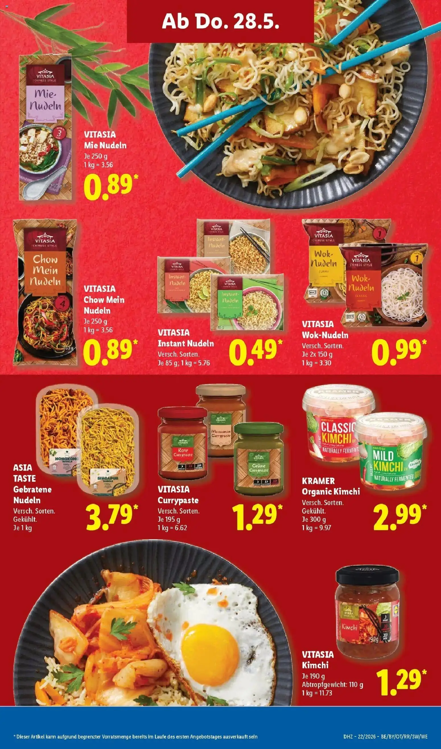 Lidl Prospekt Hof-innenstadt – gültig ab 26.05.2026 | Seite: 59 | Produkte: Nudeln, Wok