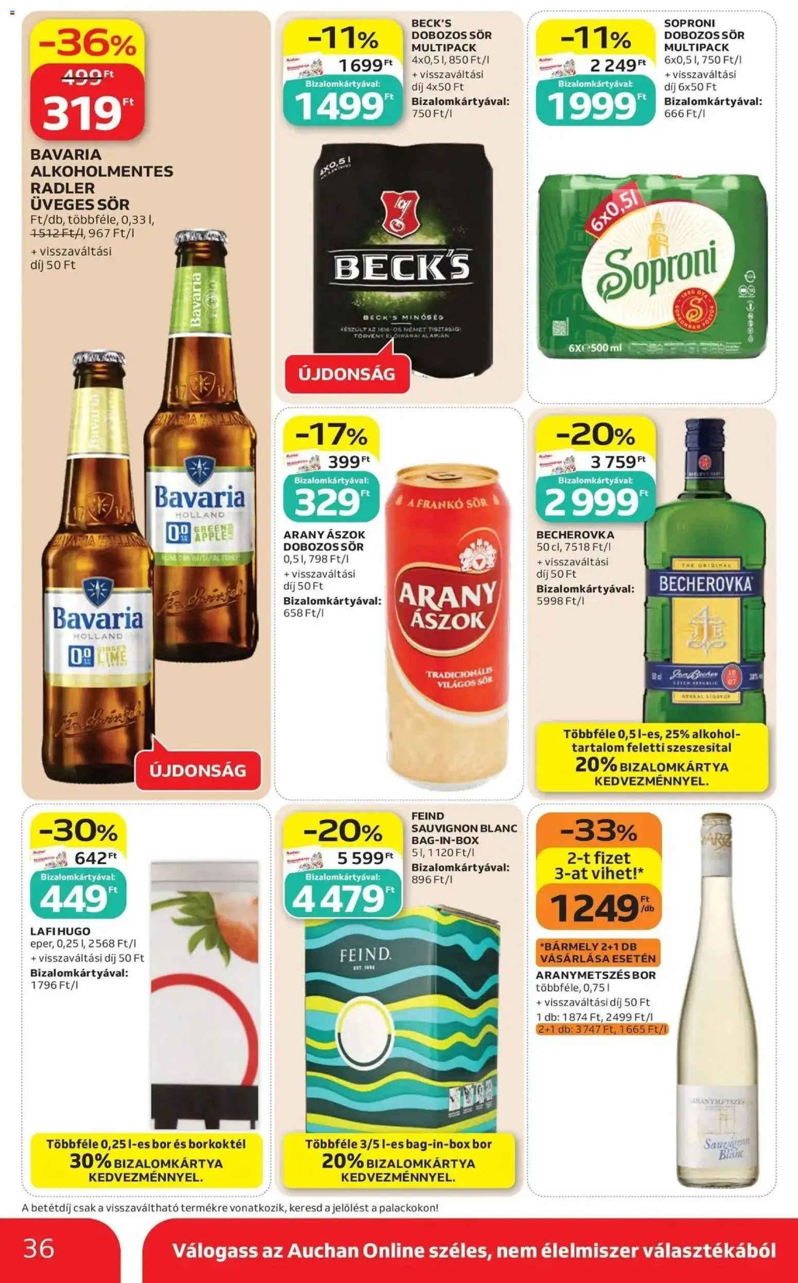 Auchan akciós ujság - amely érvényes a következő dátumtól: 30.04.2026 | Oldal: 36
