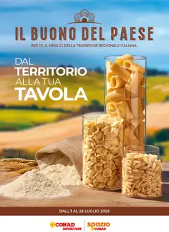 Anteprima del volantino Conad volantino Buono del Paese Sicilia valido a partire dal 01/07/2026